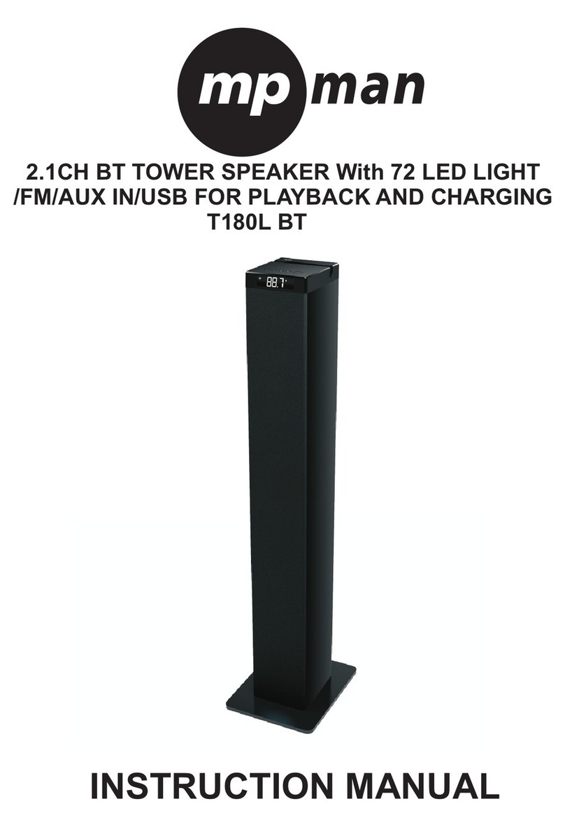 MP-Man T180L BT User manual