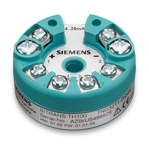 Siemens SITRANS TH100 User manual