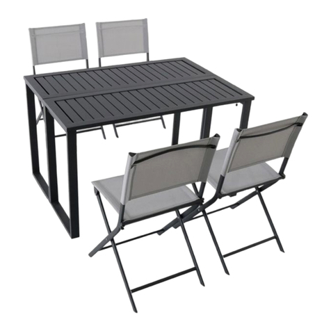 HAMPTON BAY OCEAN SPRINGS URBAN BALCONY DINING SET-TABLE User manual HAMPTON BAY OCEAN SPRINGS URBAN BALCONY DINING SET-TABLE User manual