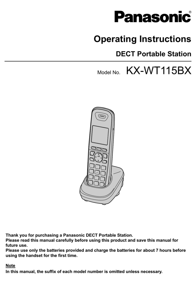 Panasonic KX-WT115BX User manual