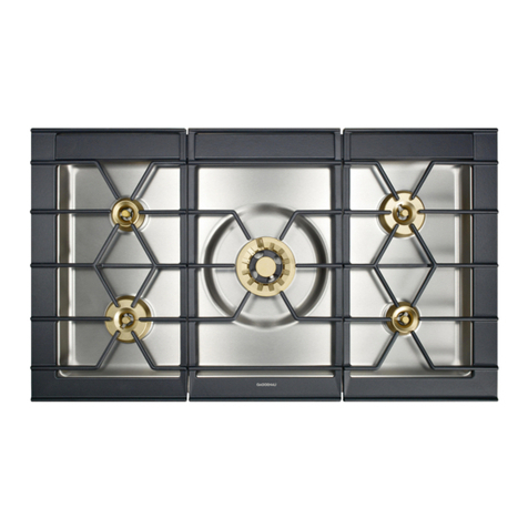 Gaggenau CG 492 installation manual Gaggenau CG 492 installation manual
