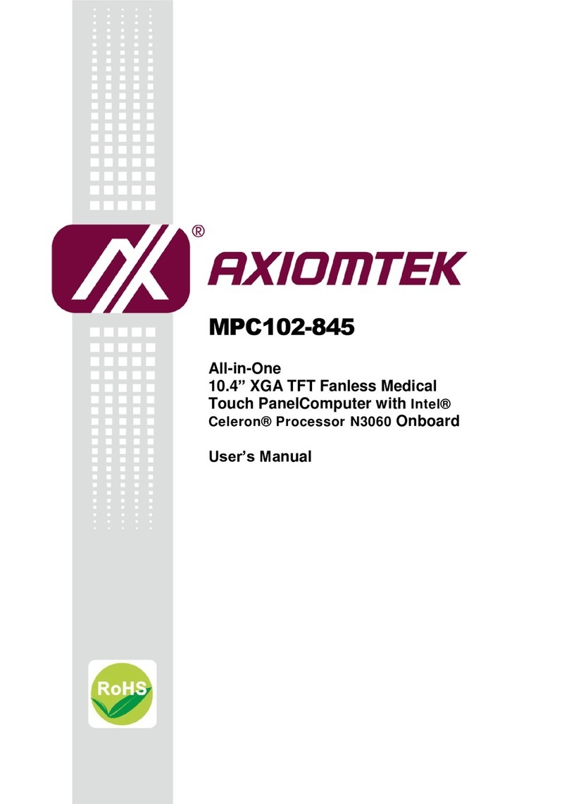 AXIOMTEK MPC102-845 User manual