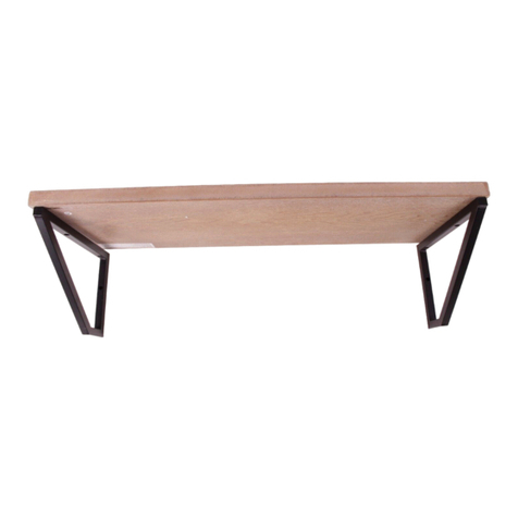 PB TEEN Shelf 2FT Mounting instruction