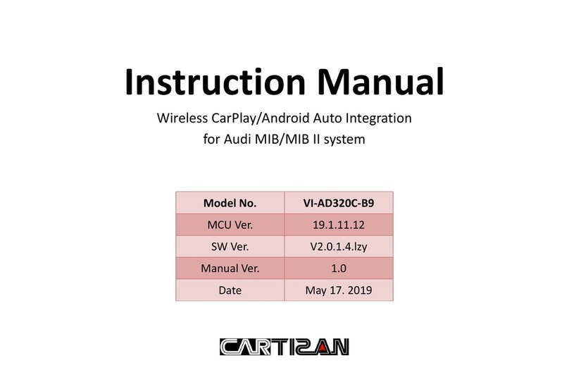 Cartizan VI-AD320C-B9 User manual