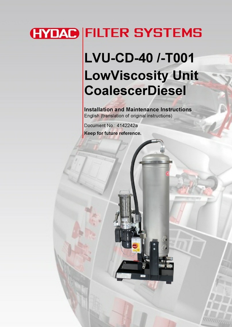 Hydac LVU-CD-40 User manual