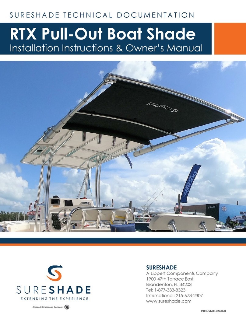 SureShade RTX Installation instructions & owner's manual