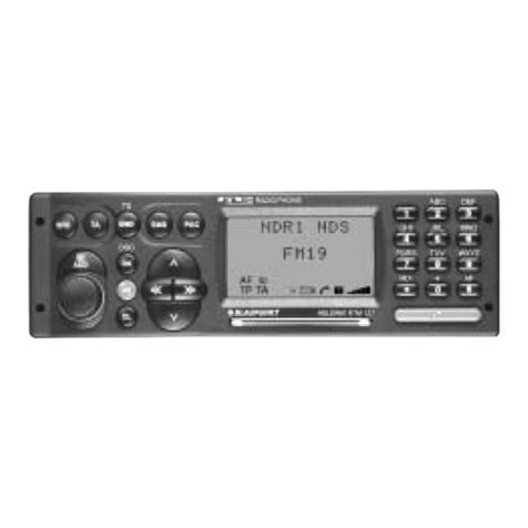 Blaupunkt HELSINKI RTM 127 Fitting instructions