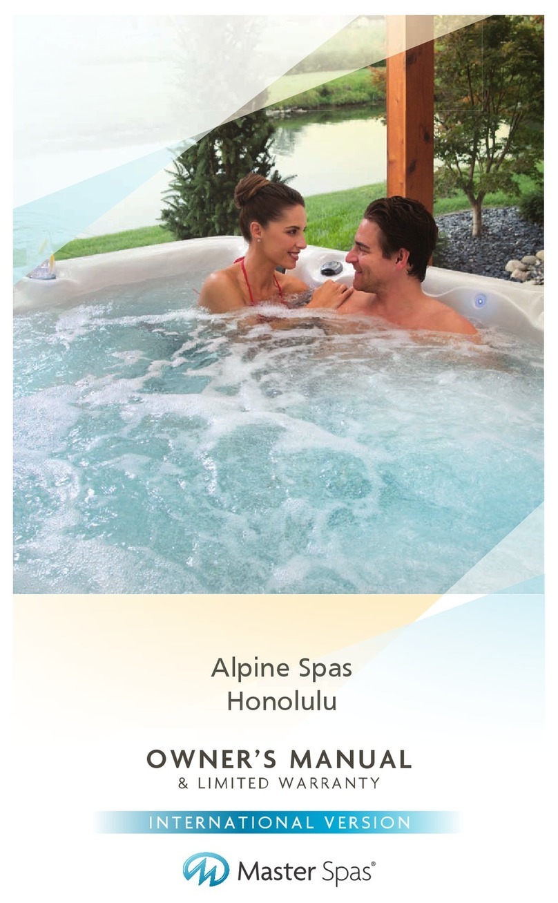 Master Spas Honolulu User manual Master Spas Honolulu User manual