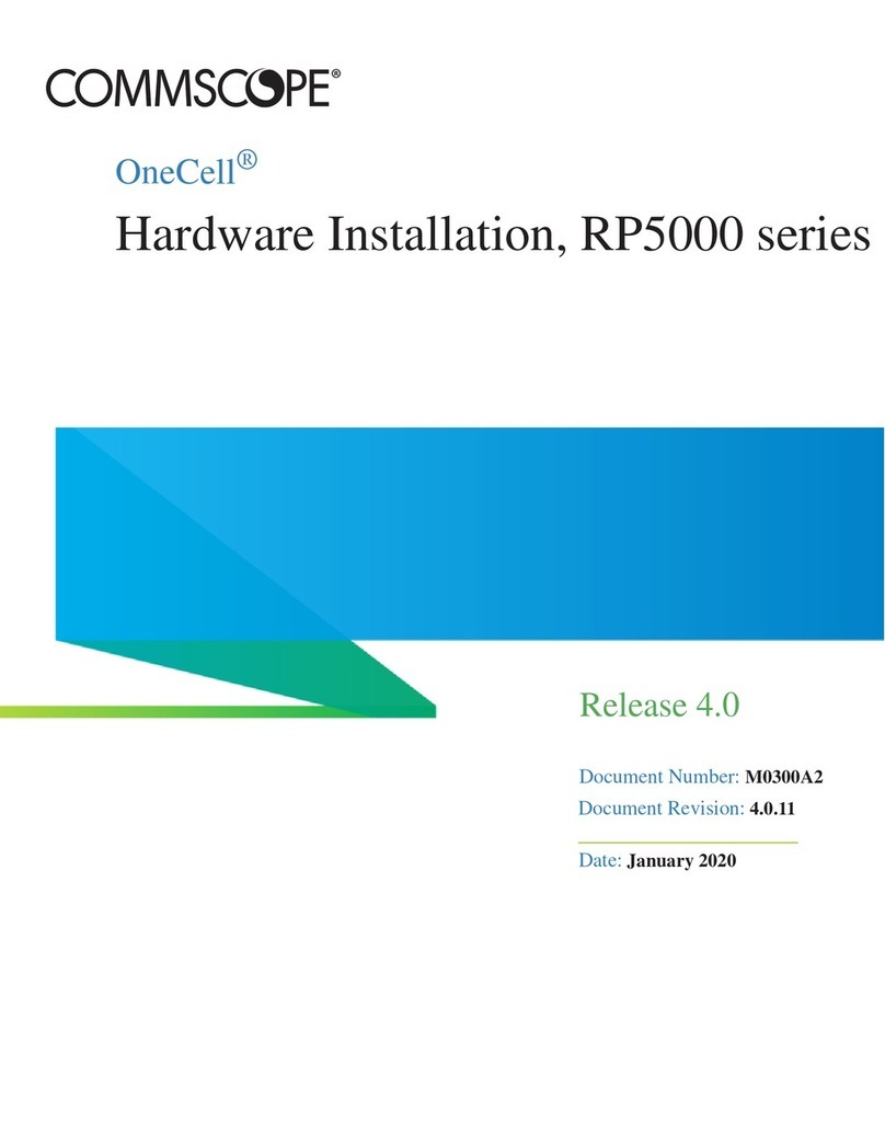 CommScope OneCell RP5000 Series Manual
