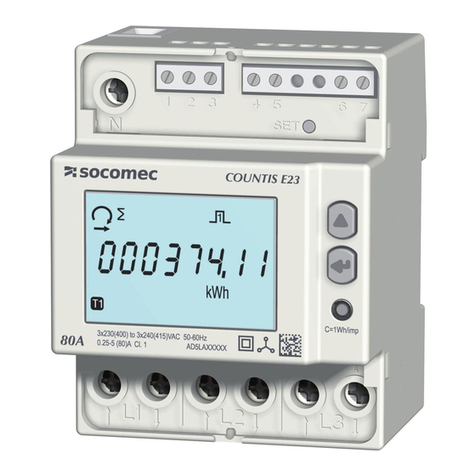 socomec COUNTIS E23 instruction manual