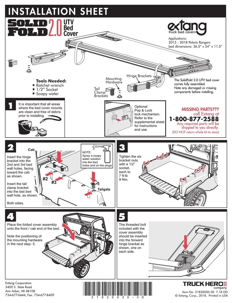 Extang Solid Fold 2.0 Assembly instructions