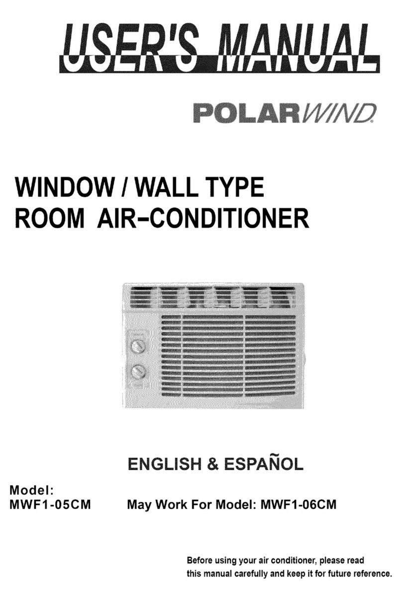 Midea Polar Wind MWF1-05CM User manual