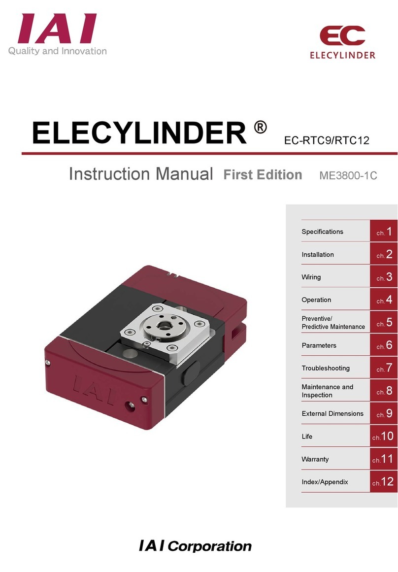 IAI ELECYLINDER EC-RTC9 User manual