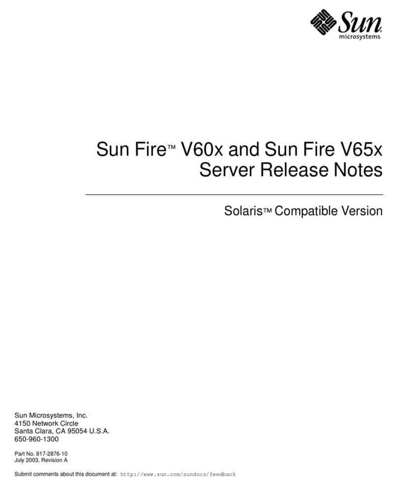 Sun Microsystems Sun Fire V60 Series Release notes
