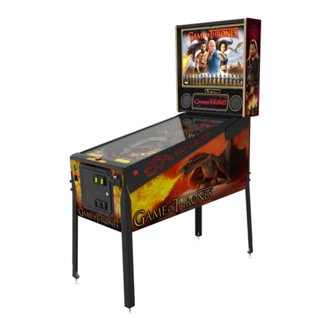 Stern GAME OF THRONES LE Service and operation manual Stern GAME OF THRONES LE Service and operation manual