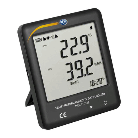 PCE Instruments PCE-HT 112 User manual PCE Instruments PCE-HT 112 User manual