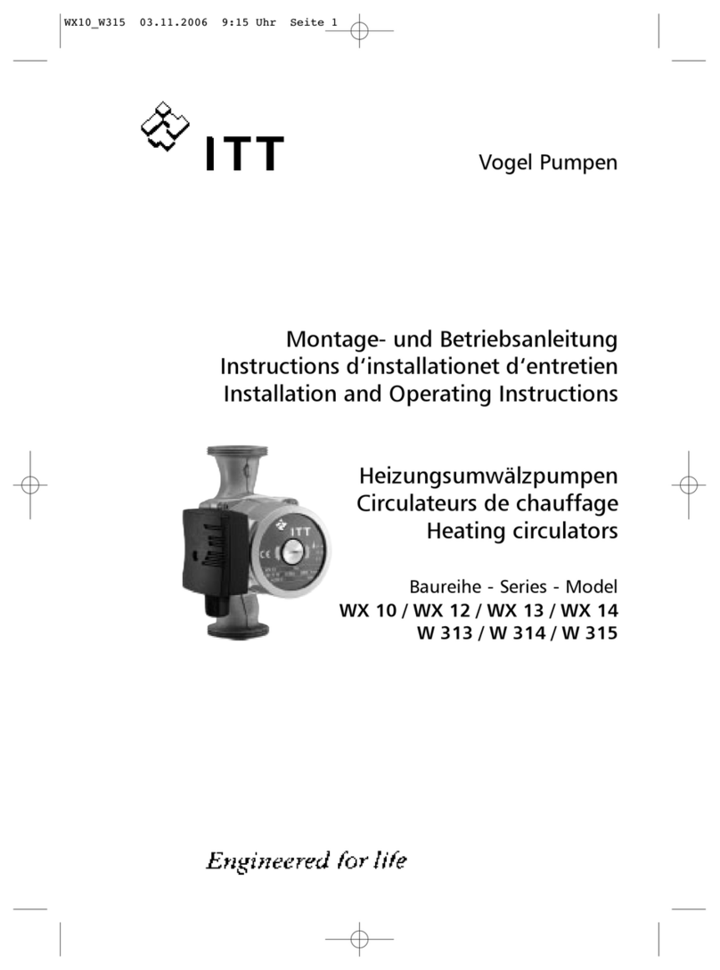 ITT WX 10 Series User manual