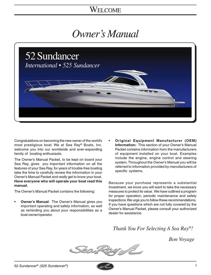Sea Ray 52 Sundancer User manual Sea Ray 52 Sundancer User manual