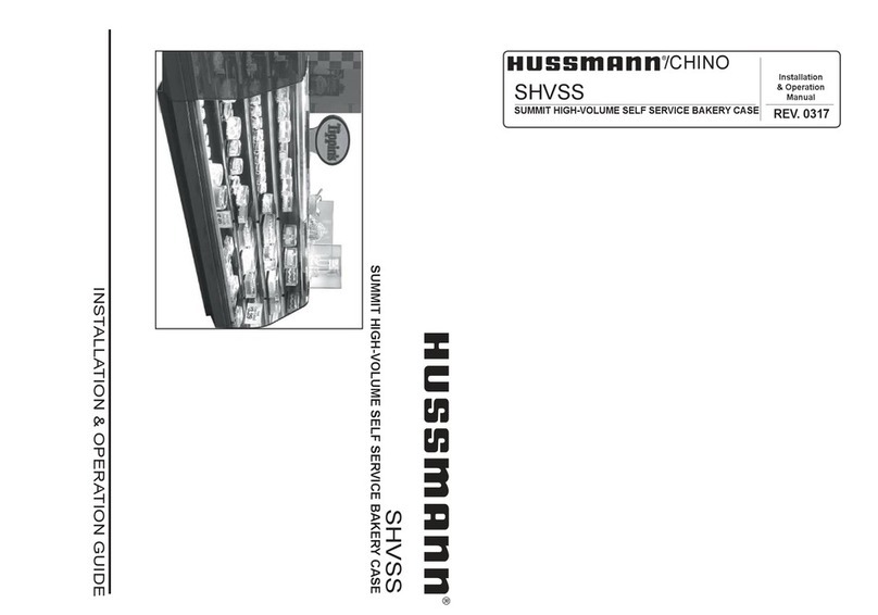 Hussmann Chino SHVSS Series Original operating instructions