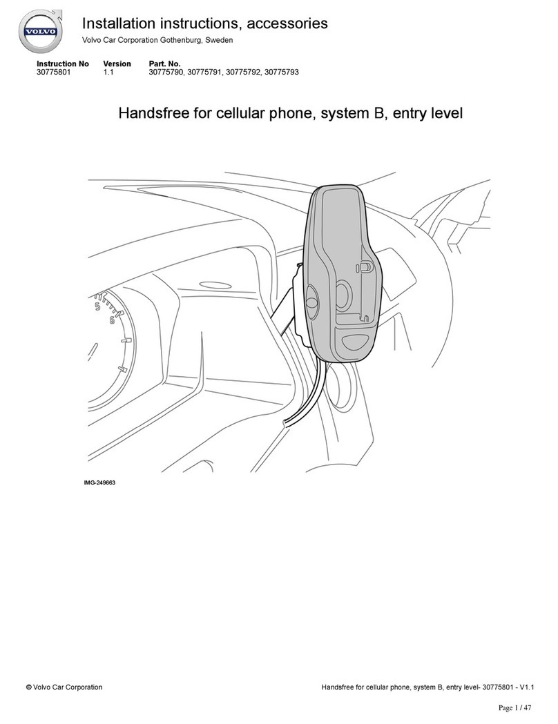 Volvo 30775790 installation instructions