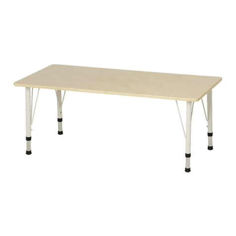 Officeworks Studymate Rectangle Kids Table Assembly instructions Officeworks Studymate Rectangle Kids Table Assembly instructions