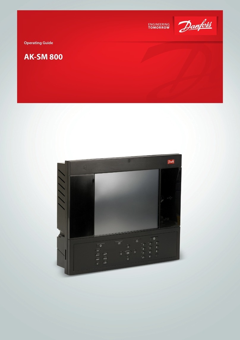 Danfoss AK-SM 800 User manual