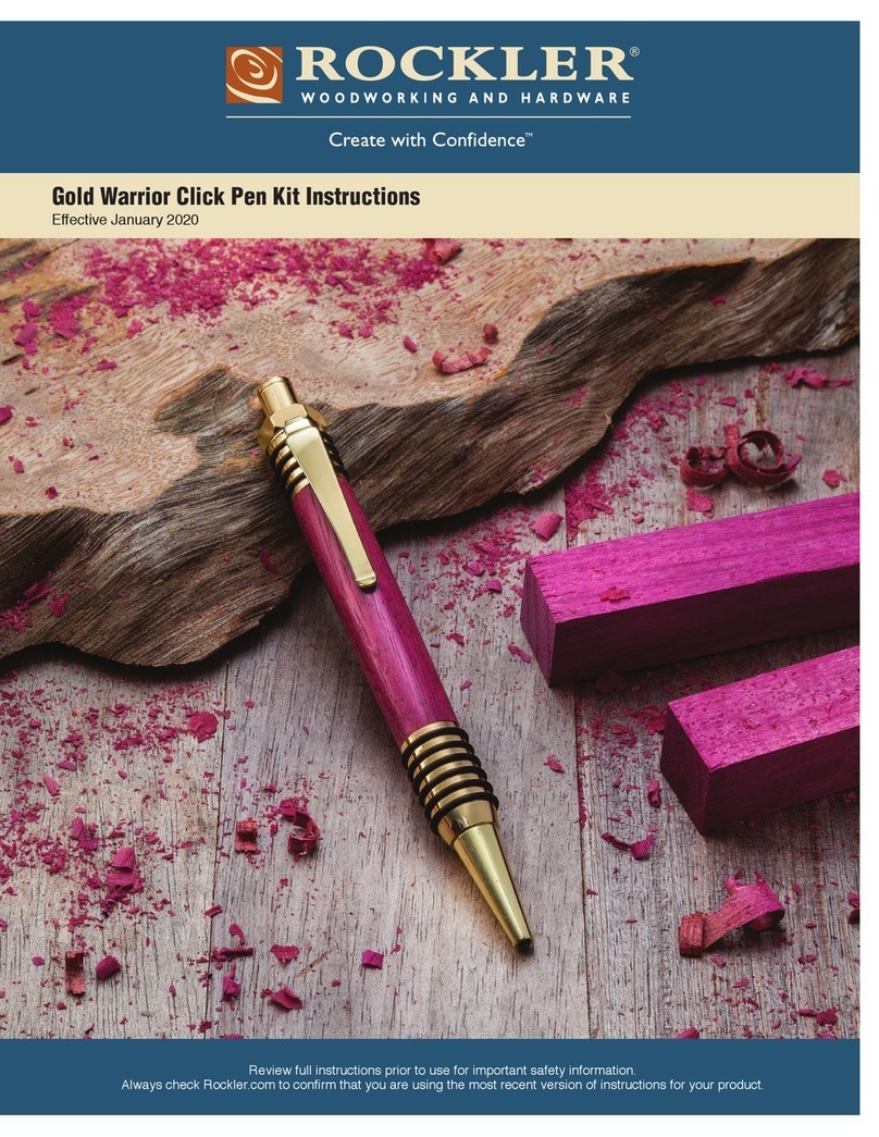 Rockler Gold Warrior User manual