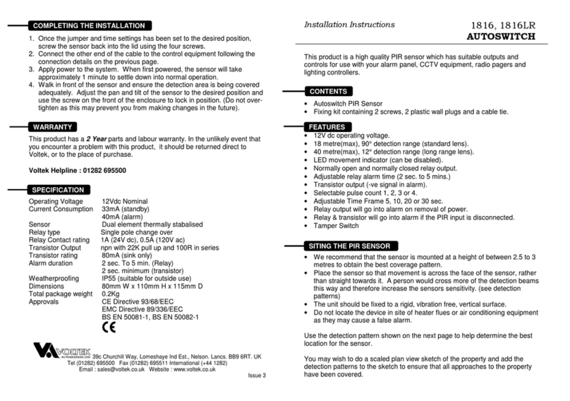 Voltek 1816 installation instructions