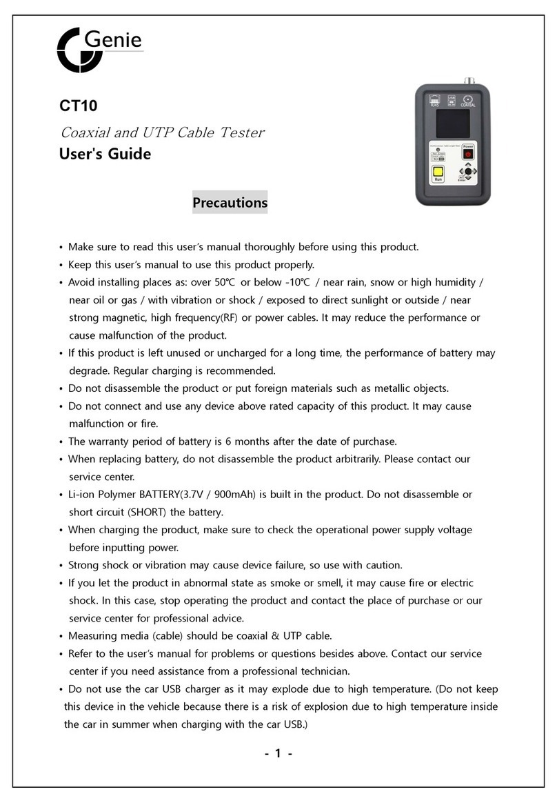 Genie CT10 user guide