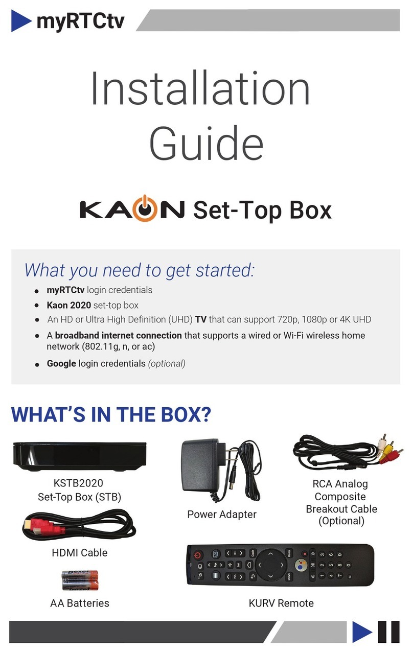 RTC KAON KSTB2020 installation guide