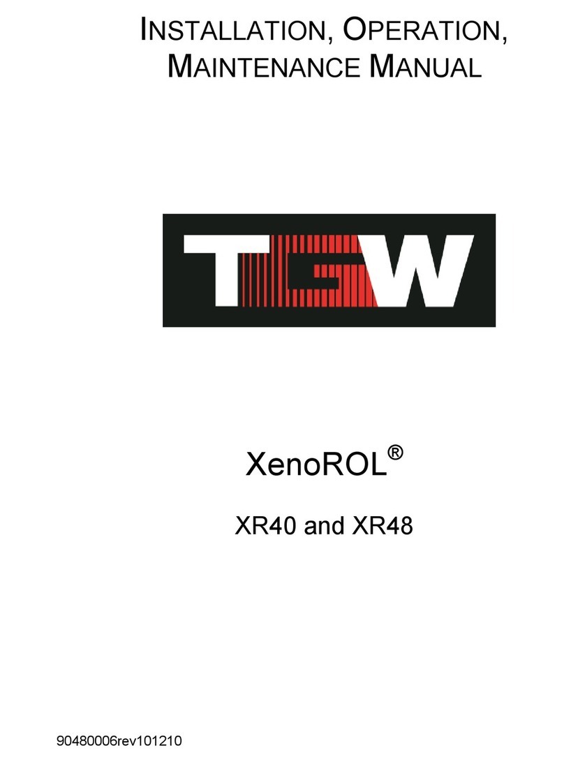 TGW XenoROL XR40 Installation, operation & maintenance manual TGW XenoROL XR40 Installation, operation & maintenance manual