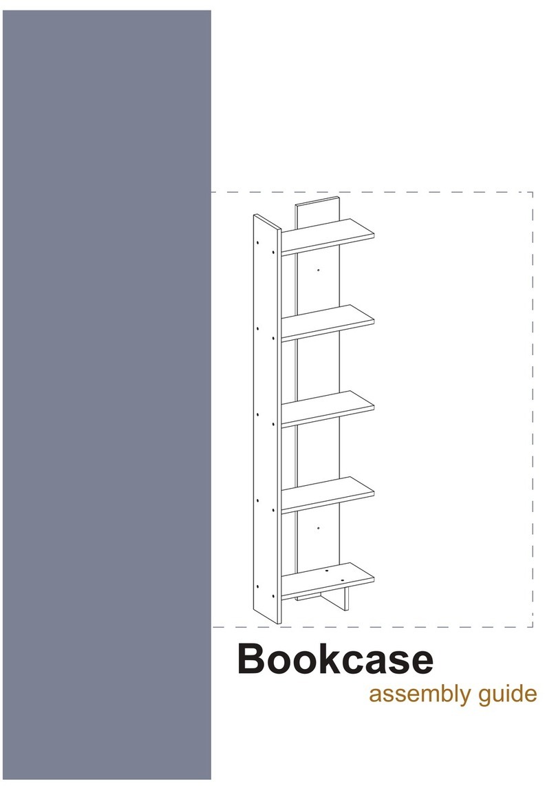 Decorotika Alice Bookcase Assembly guide