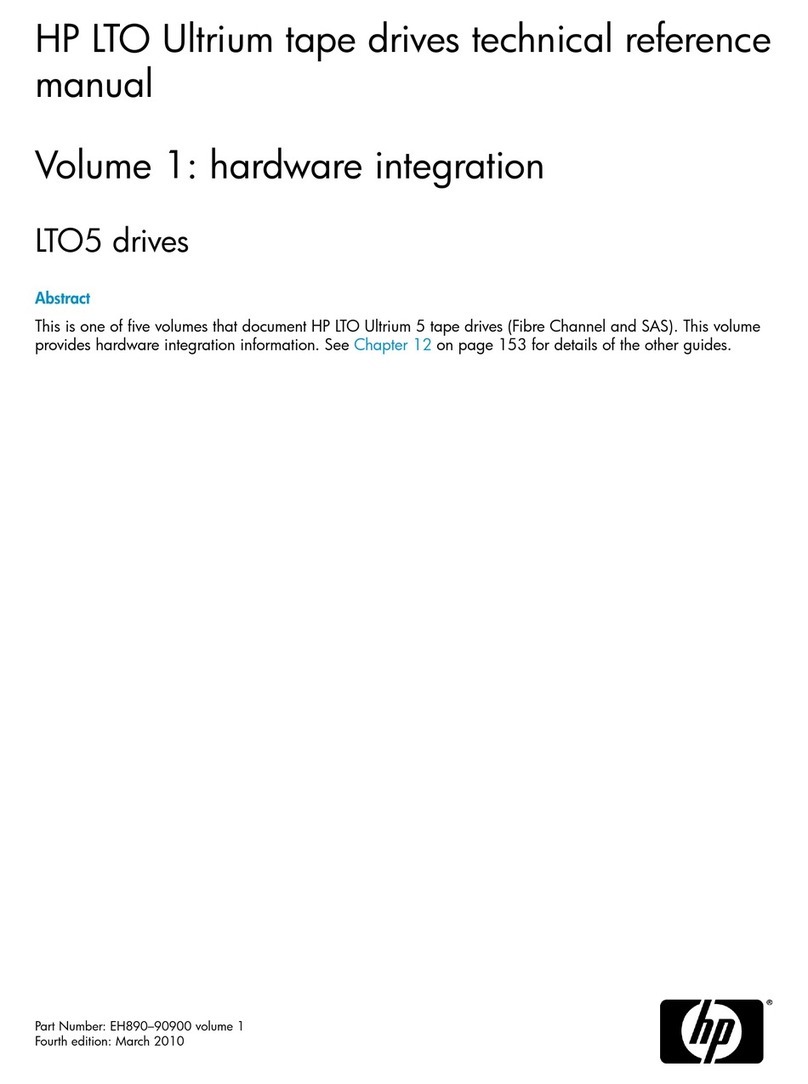 HP LTO Ultrium Product manual HP LTO Ultrium Product manual