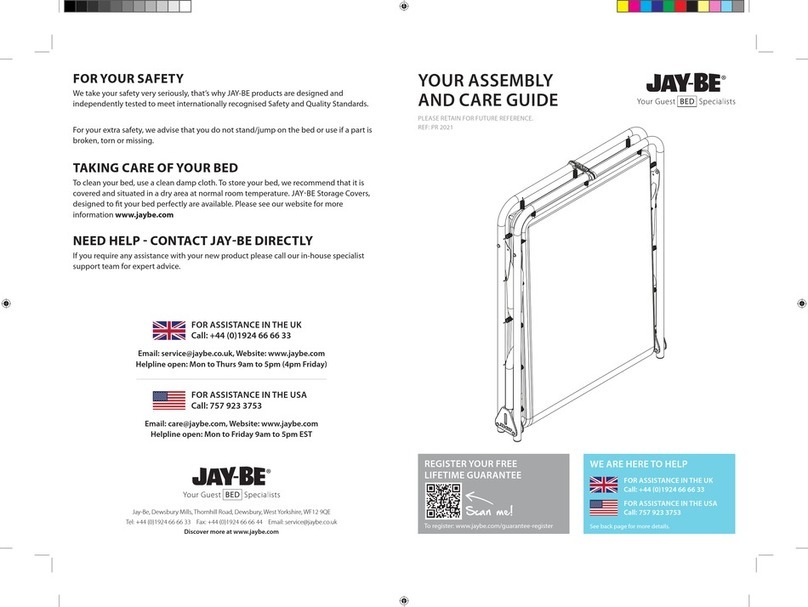 Jay-Be PR 2021 User manual Jay-Be PR 2021 User manual