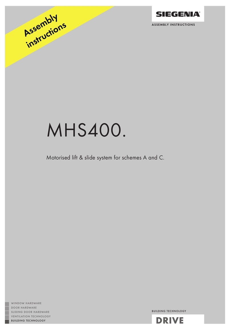 Siegenia MHS400 smart User manual