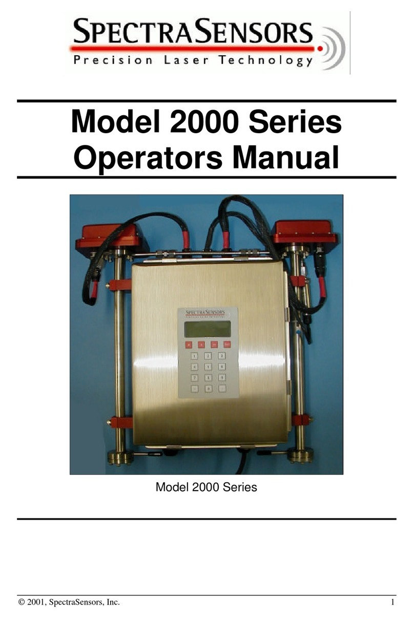 Spectrasensors 2000 Series User manual