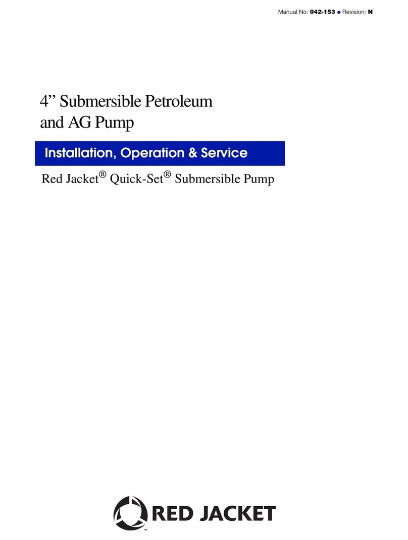 Red Jacket Quick-Set AGUMP33R1 Operation manual