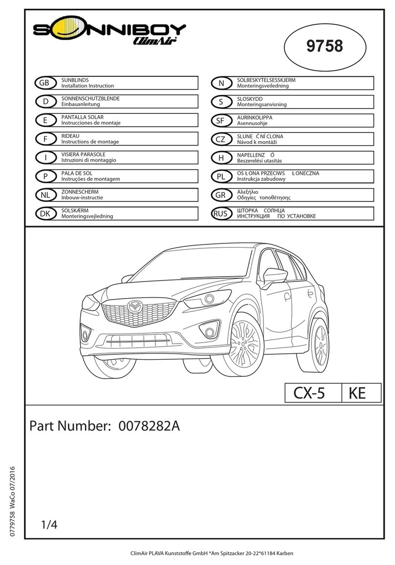 ClimAir Sonniboy 9758 User manual ClimAir Sonniboy 9758 User manual