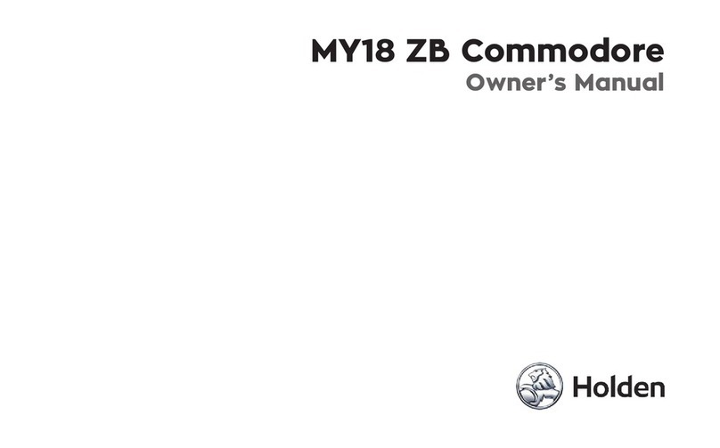 HOLDEN ZB Commodore 2018 owner's manual