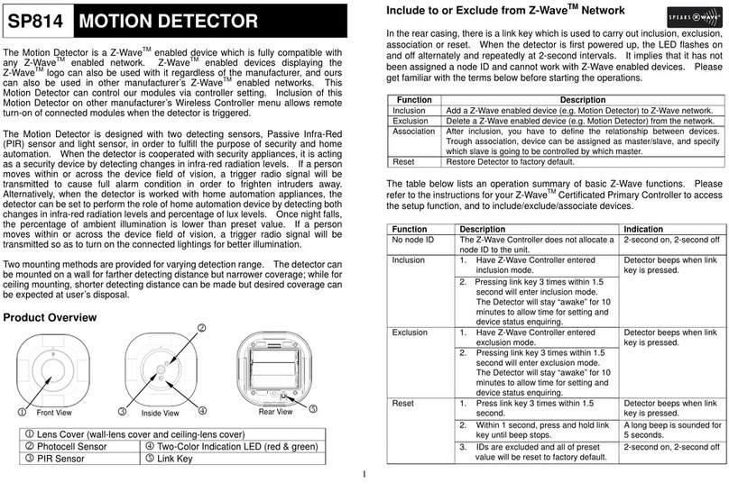 BFT SP814 manual