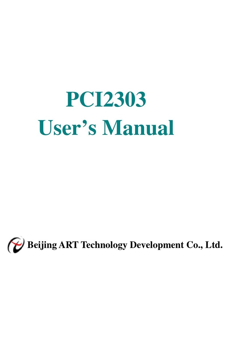 Art PCI2303 user manual