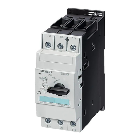 Siemens 3RV1.2 User manual