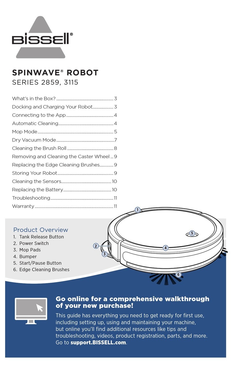 Bissell SPINWAVE 2859 Series manual