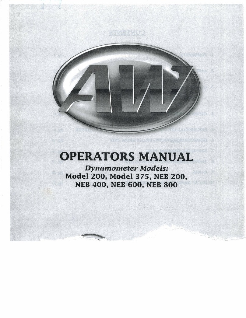 AW 200 Operator's manual