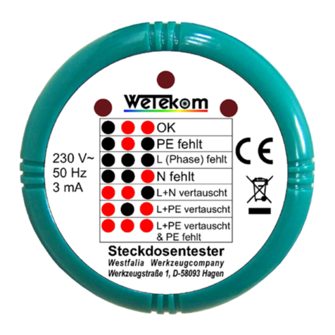 Wetekom 81 48 65 instruction manual
