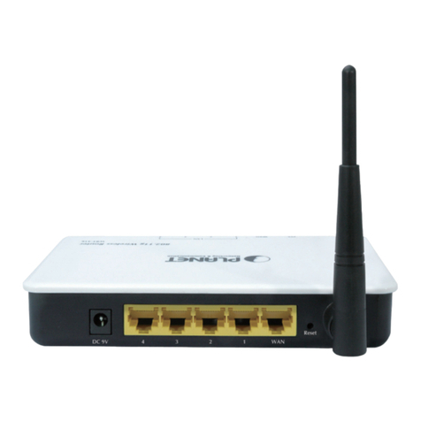 Planet Networking & Communication WRT-416 Quick installation guide