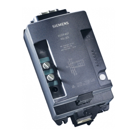 Siemens ECOFAST User manual
