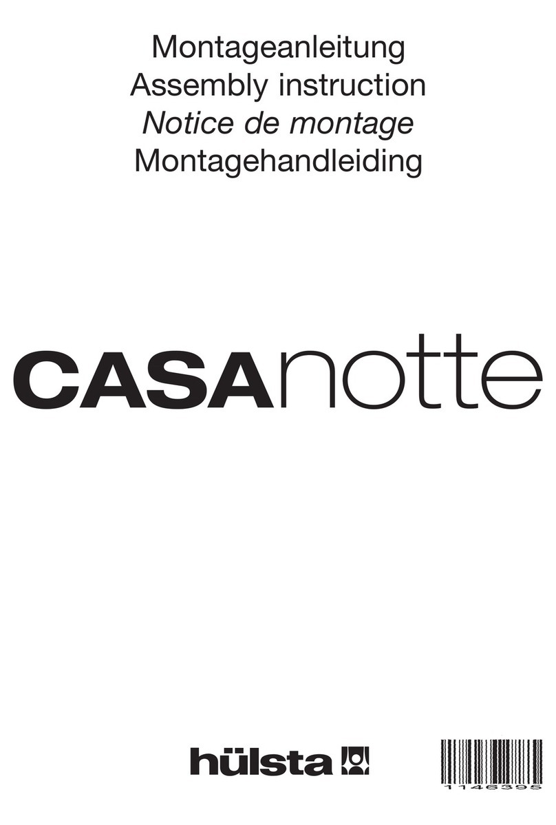 Hülsta Casanotte 521 Assembly instruction
