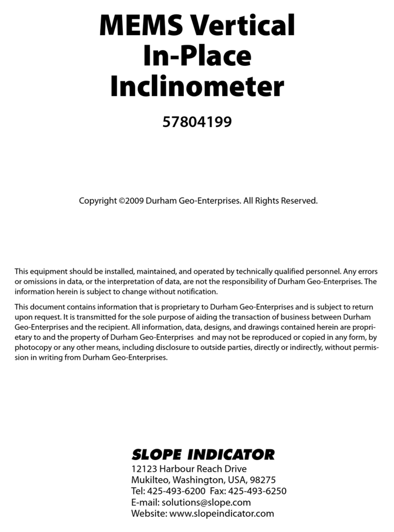 SLOPE INDICATOR MEMS manual