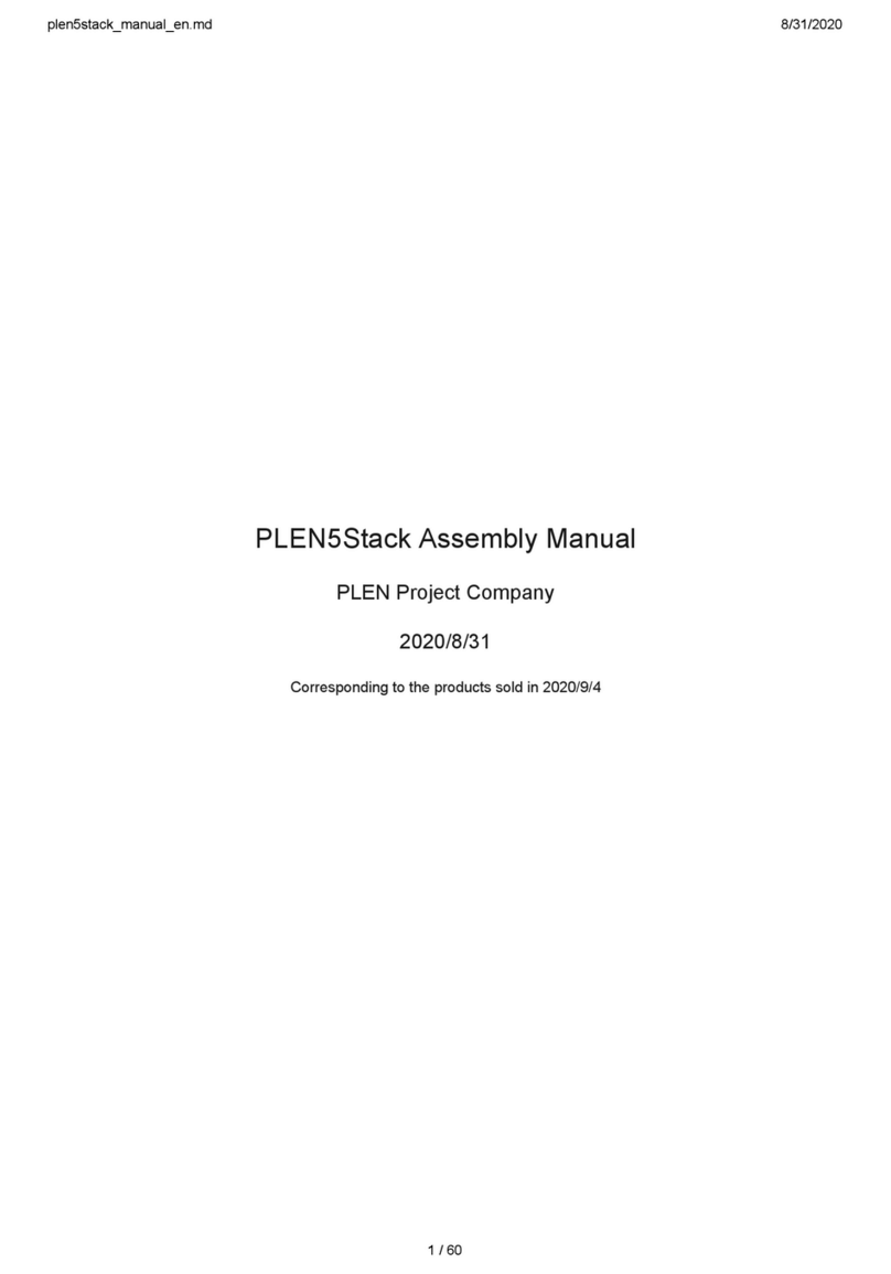 PLEN Project PLEN5Stack User manual